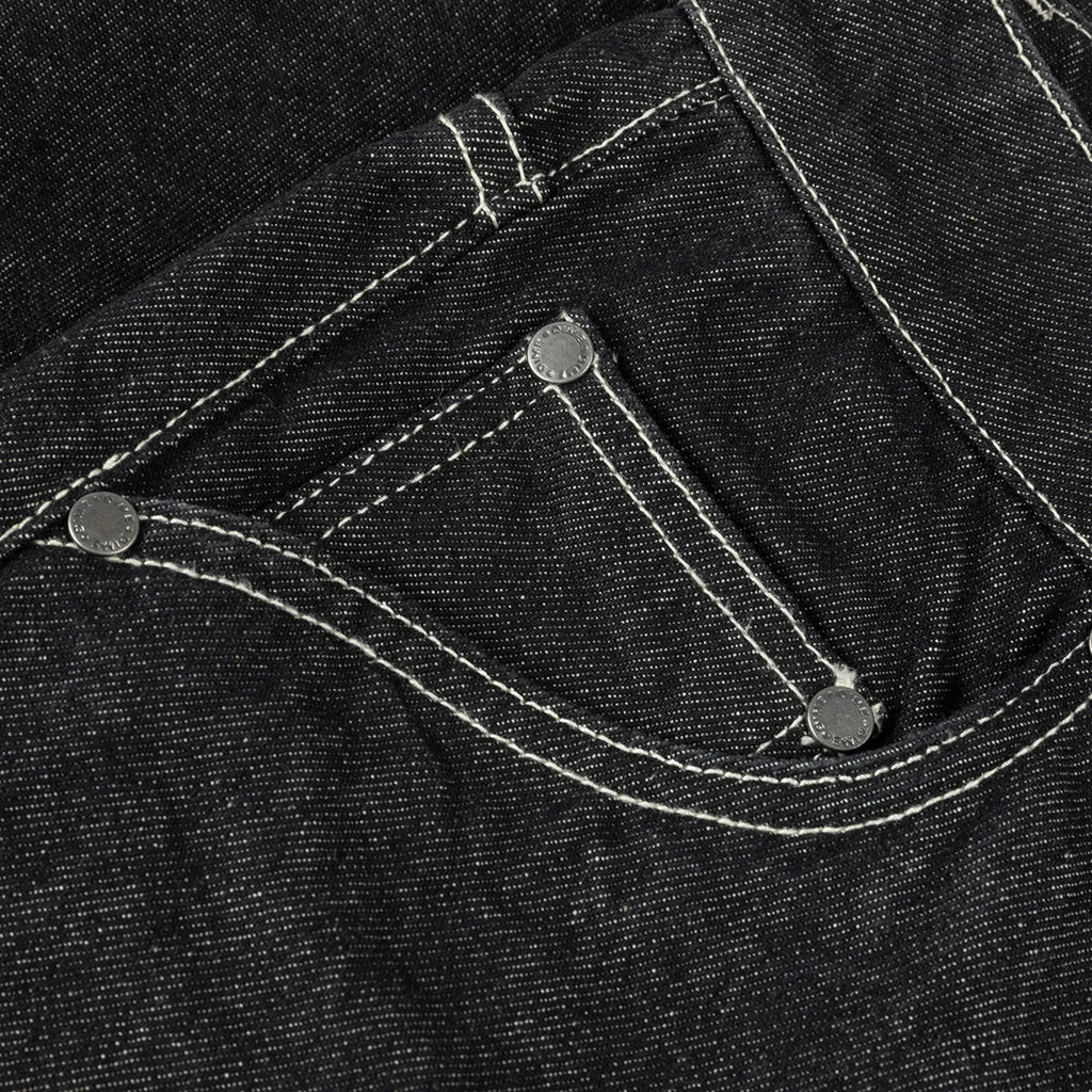 Classic Denim Shorts - Black Washed - Town City