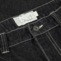 Classic Denim Shorts - Black Washed - Town City