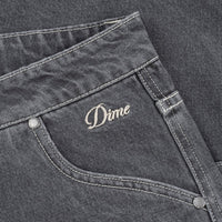 Classic Denim Shorts - Faded Black - Town City