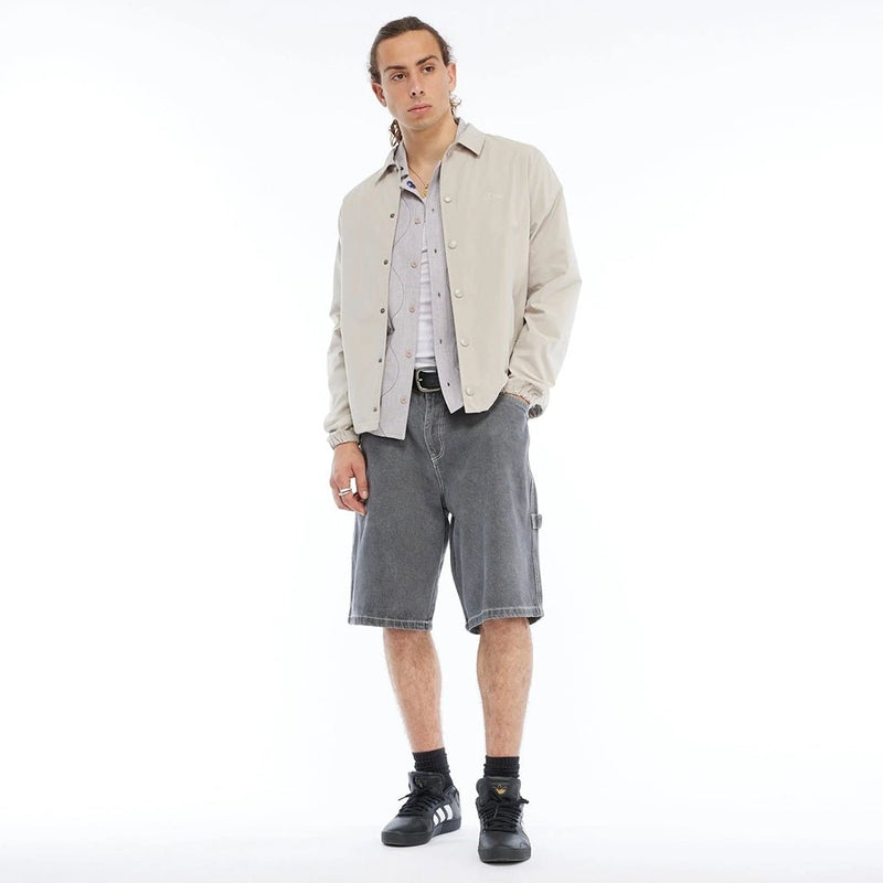 Classic Denim Shorts - Faded Black - Town City