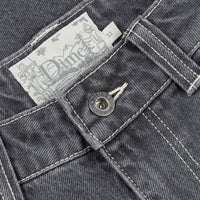 Classic Denim Shorts - Faded Black - Town City