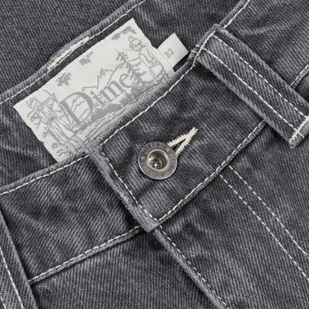 Classic Denim Shorts - Faded Black - Town City