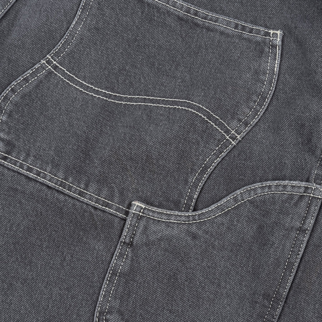 Classic Denim Shorts - Faded Black - Town City