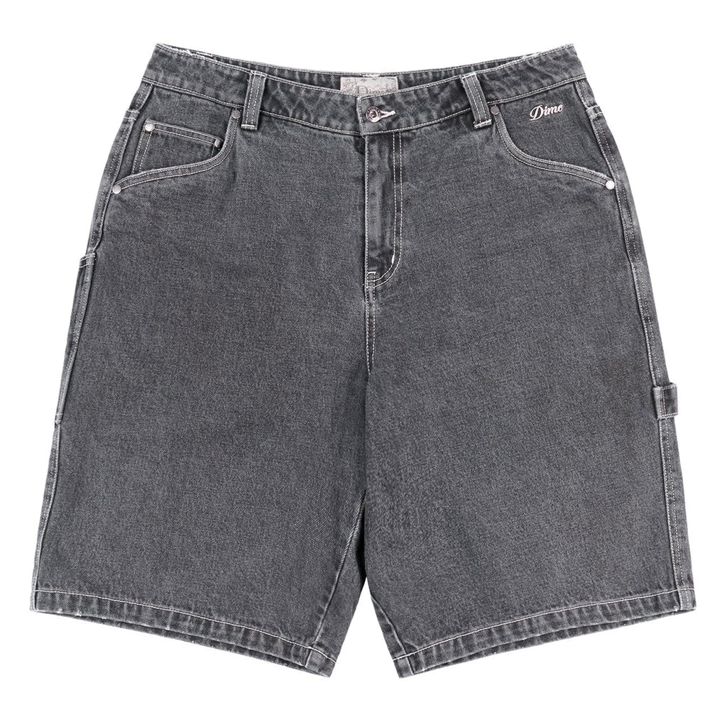 Classic Denim Shorts - Faded Black - Town City