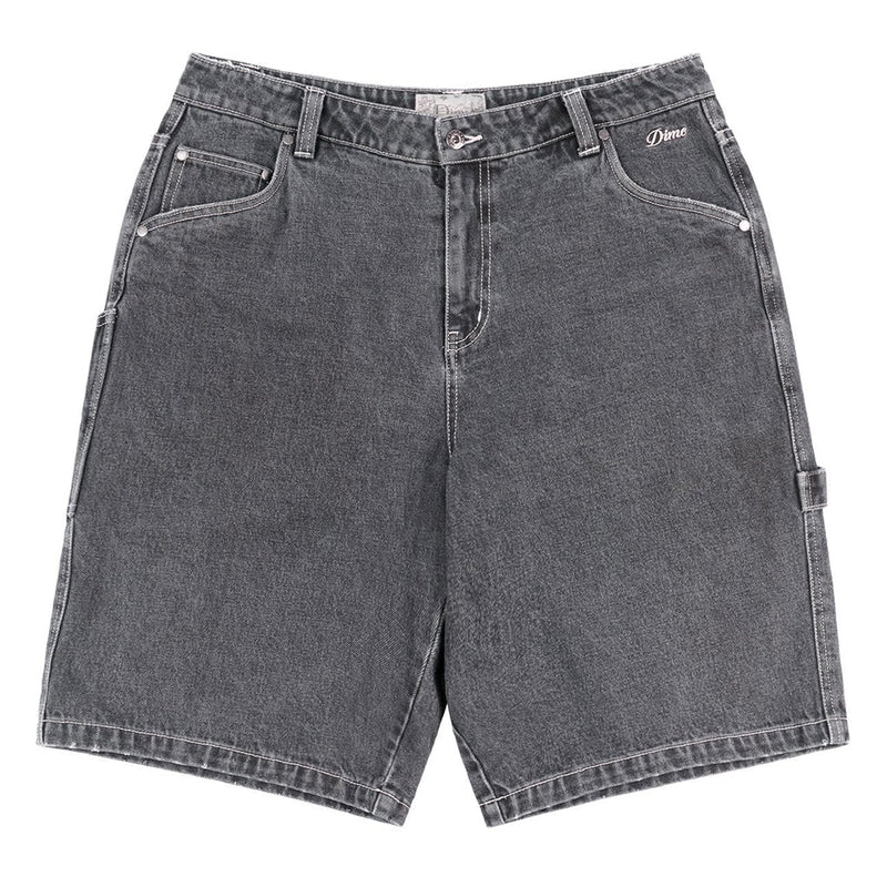 Classic Denim Shorts - Faded Black - Town City