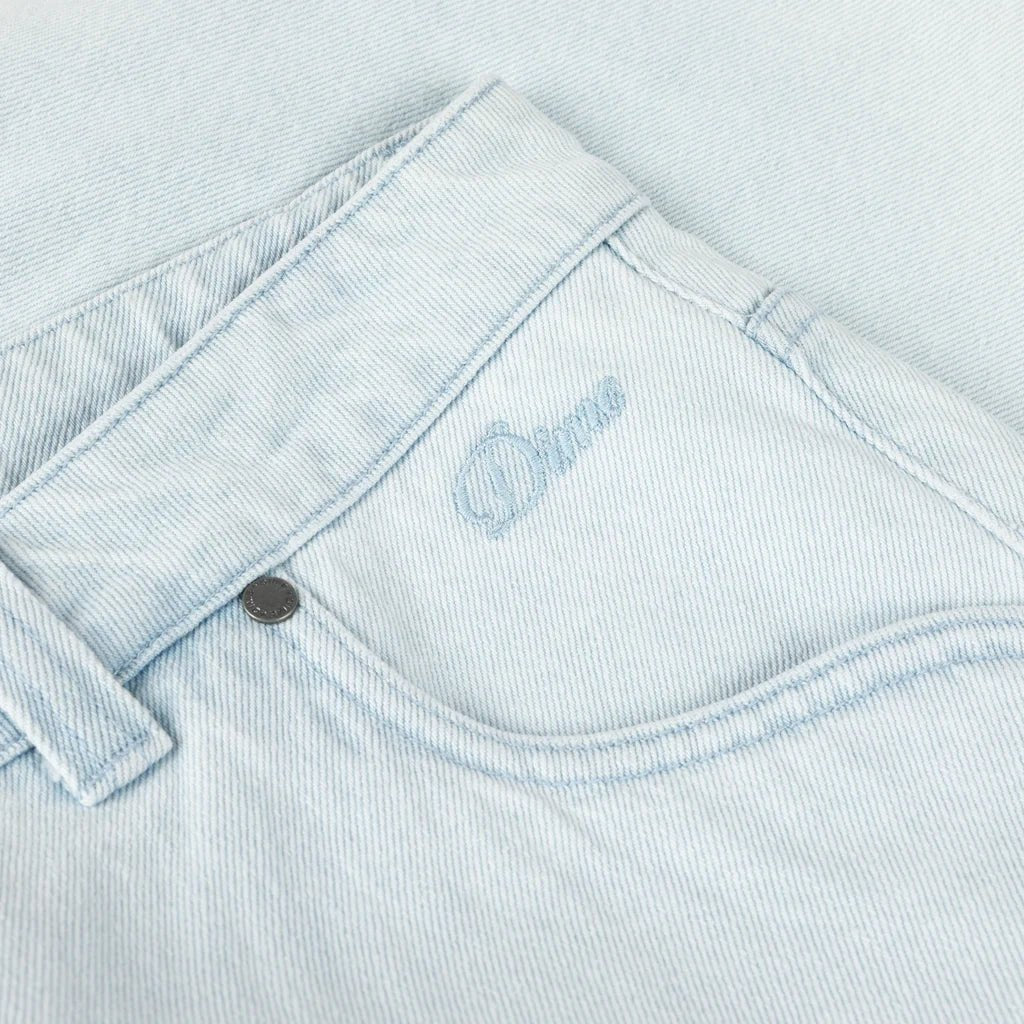 Classic Denim Shorts - Faded Blue - Town City