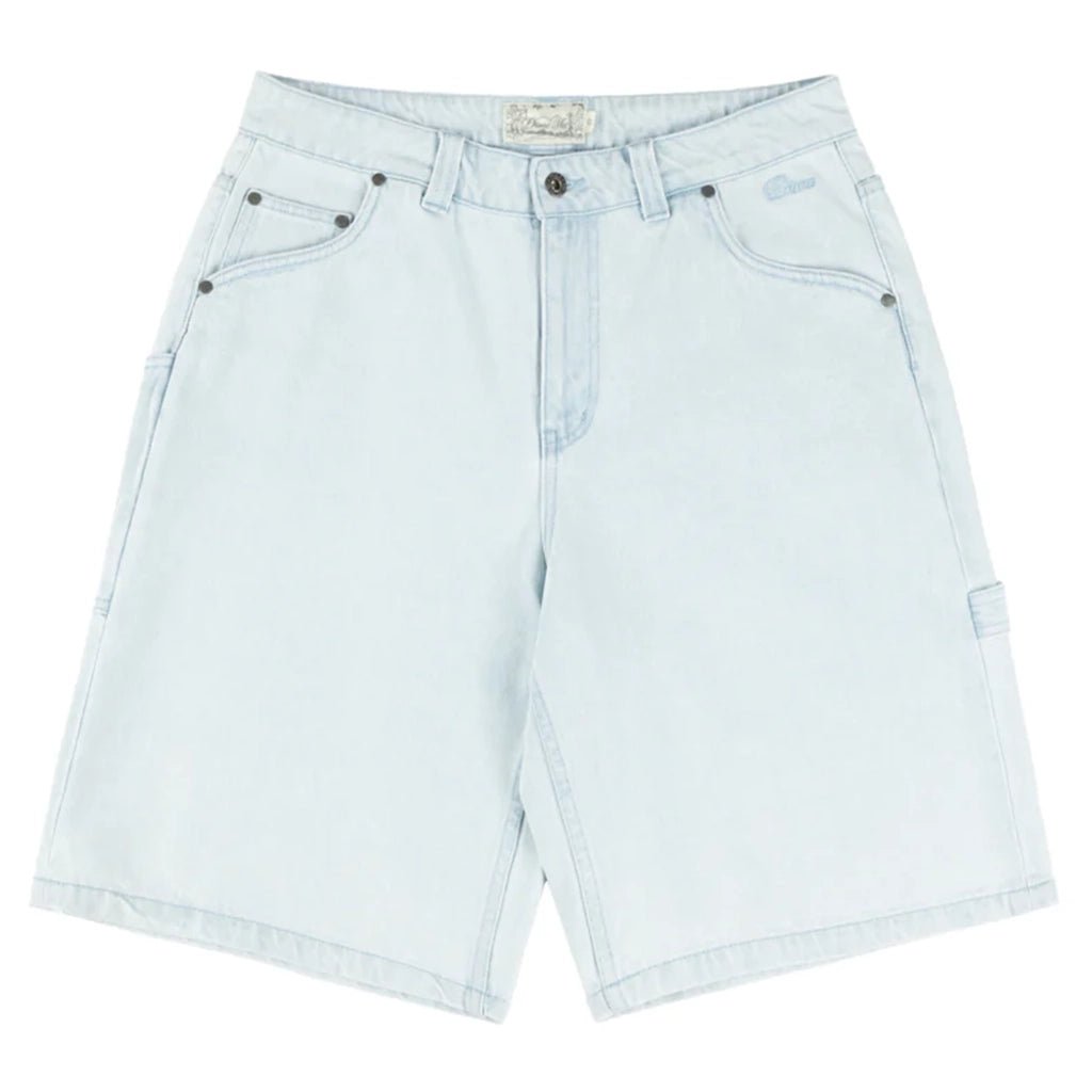 Classic Denim Shorts - Faded Blue - Town City