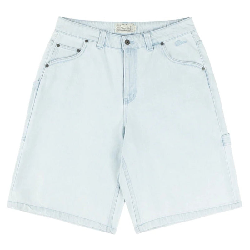 Classic Denim Shorts - Faded Blue - Town City