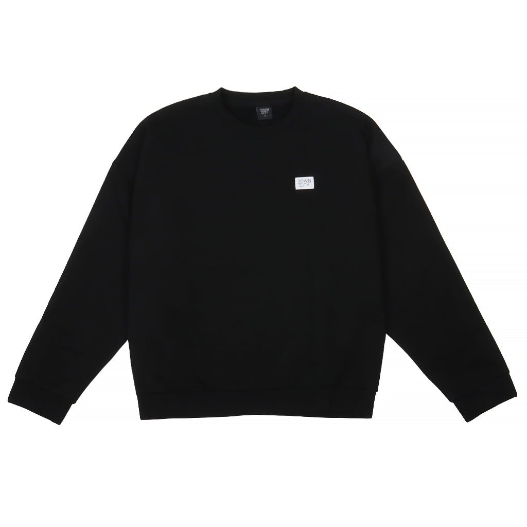 Classic Heavyweight Crewneck - Black - Town City