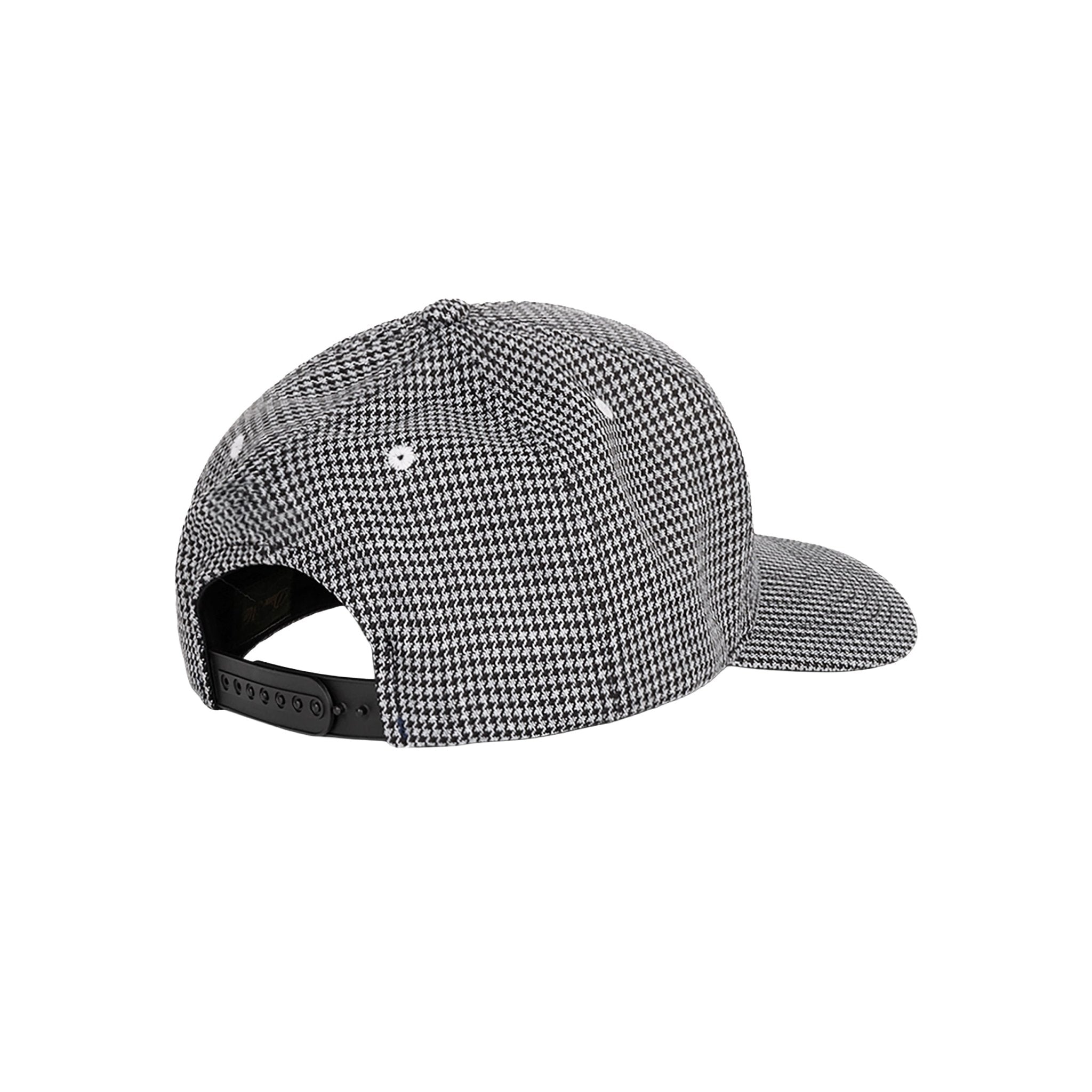 Classic Houndstooth Low Pro Cap - Black - Town City