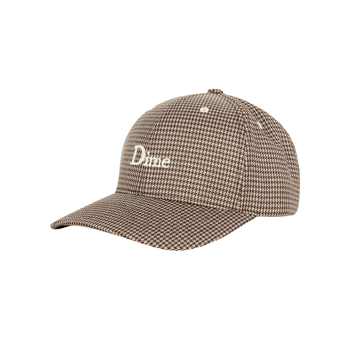 Classic Houndstooth Low Pro Cap - Camel - Town City