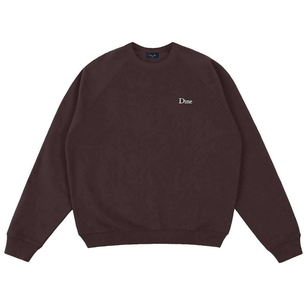 Classic Small Logo Crewneck - Dark Brown - Town City