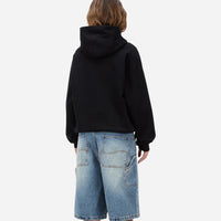 Classic Small Logo Hoodie - Black - Town City