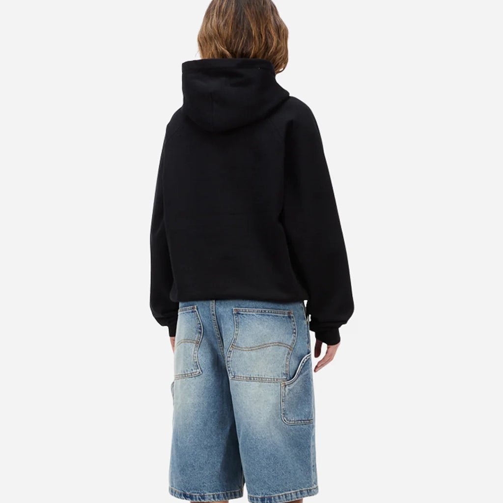 Classic Small Logo Hoodie - Black - Town City