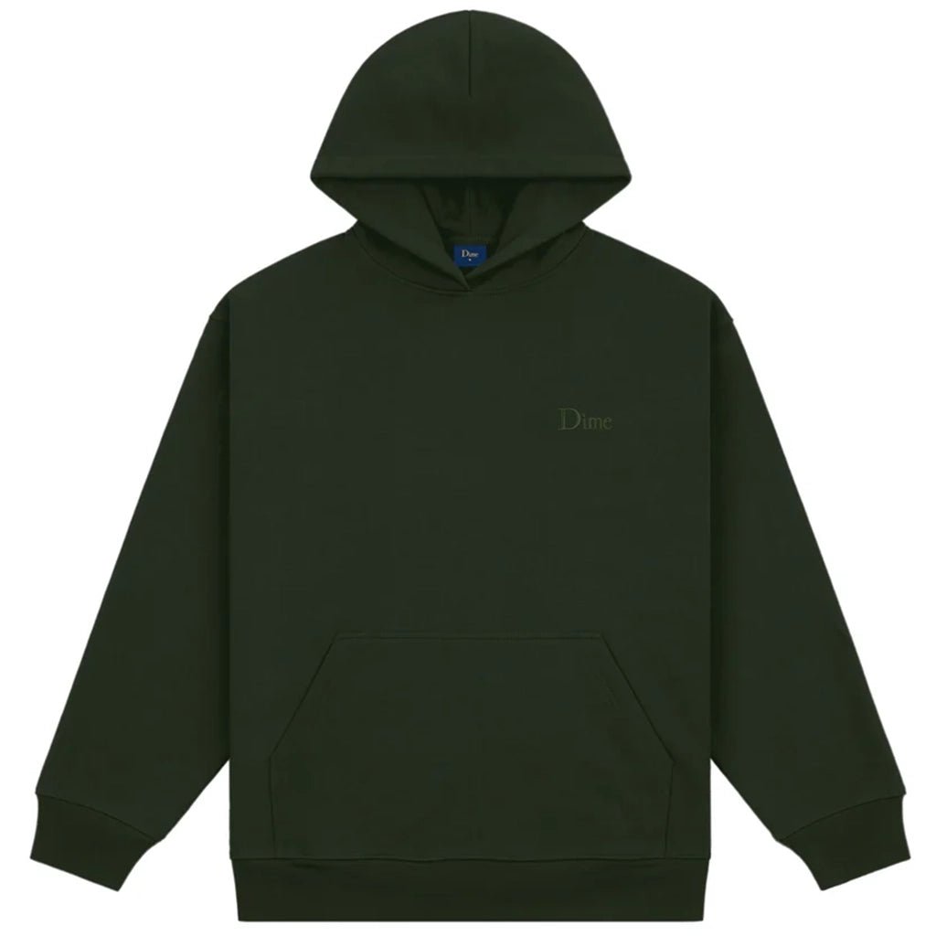 Classic Small Logo Hoodie - Forest Green - Town City