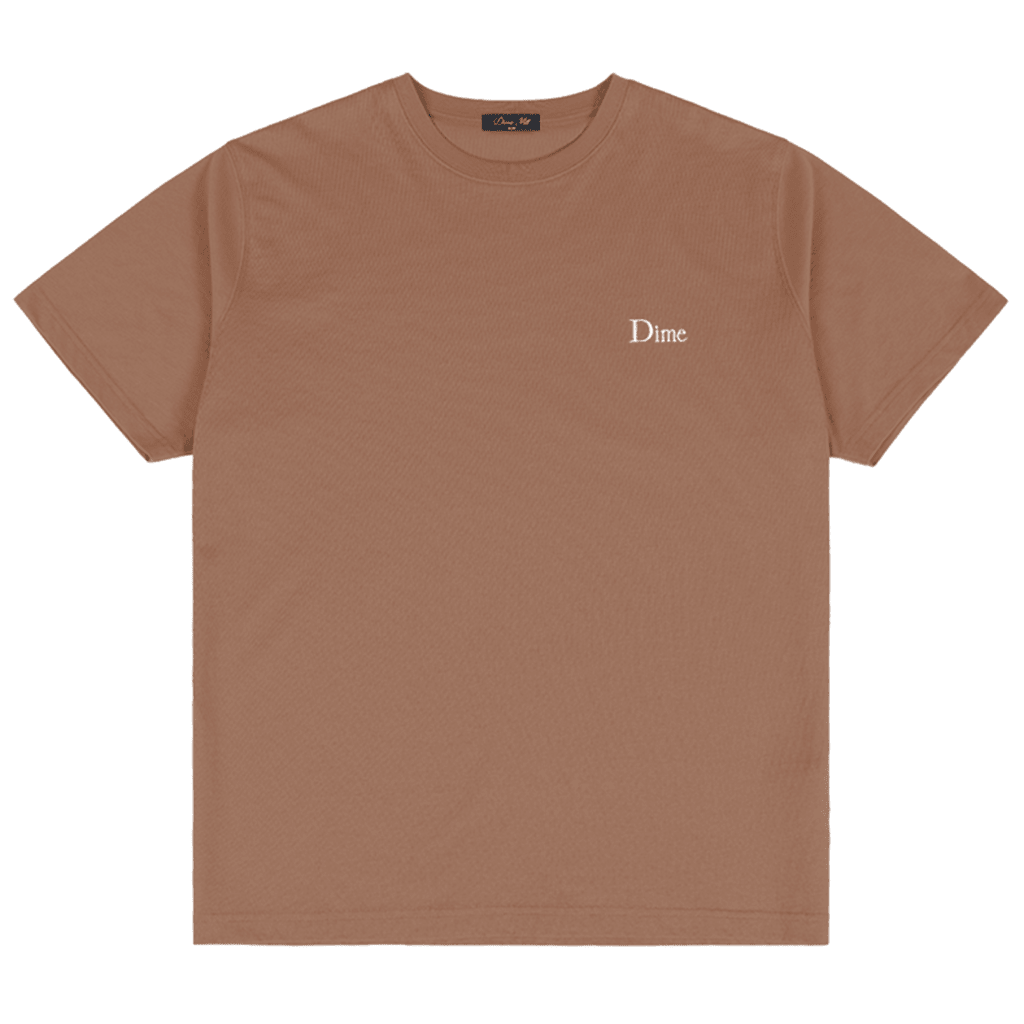 Classic Small Logo T-Shirt - Crayon Brown - Town City