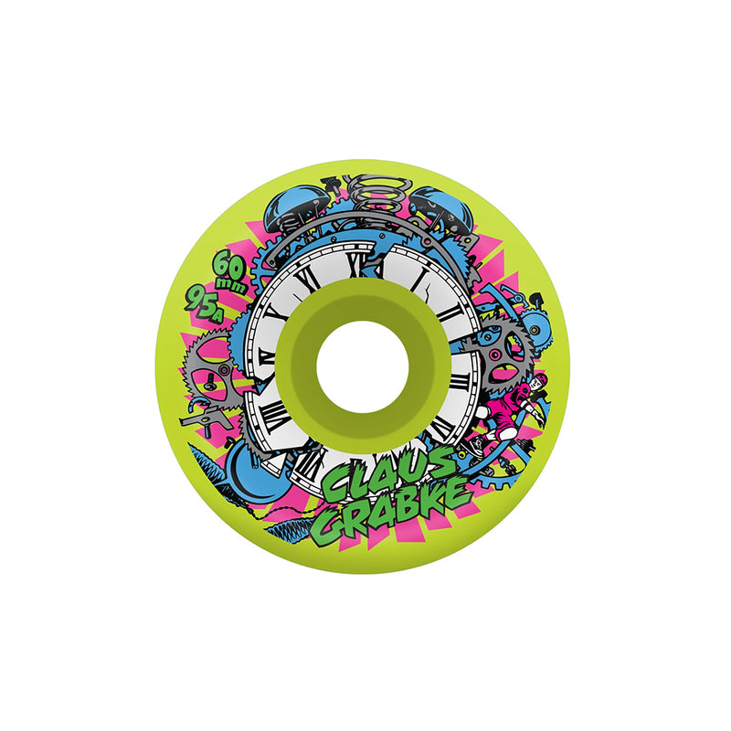 Grabke Exploding Clock Neon Green 95A - 60mm