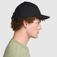 Club Unstructured Skate Cap - Black/White - Town City