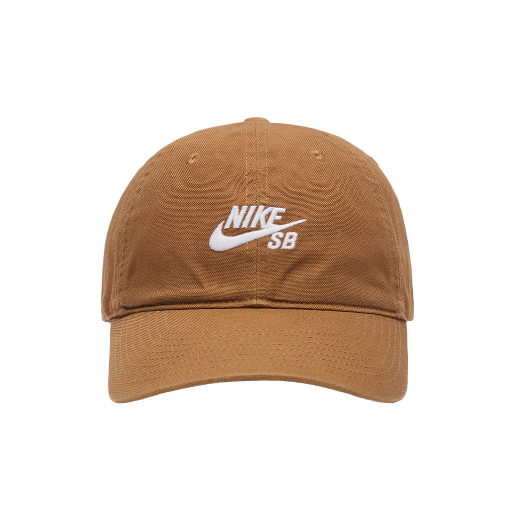 Club Unstructured Skate Cap - LT British Tan-White