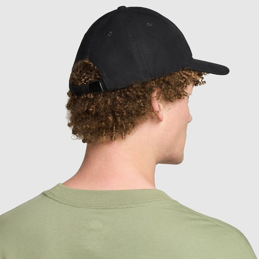 Club Unstructured Skate Cap - Black/White - Town City