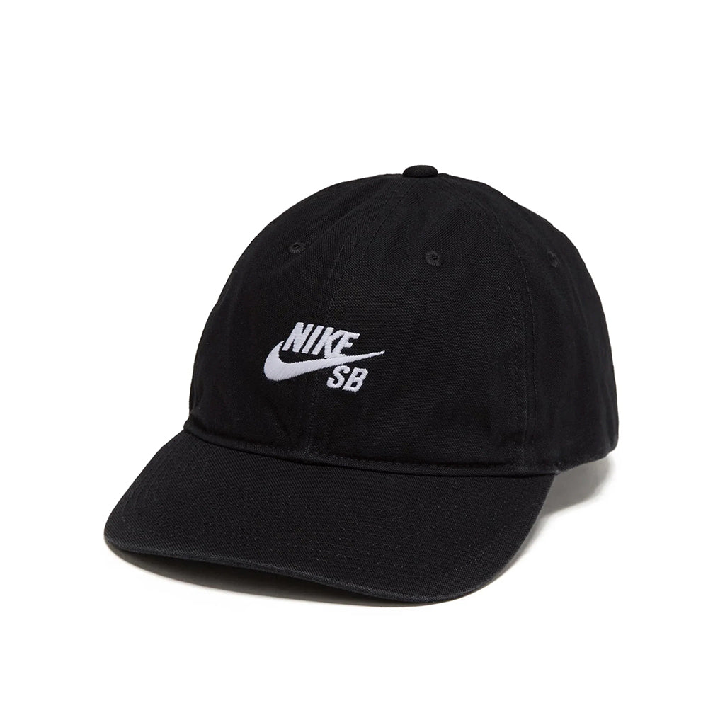 Club Unstructured Skate Cap - Black/White - Town City