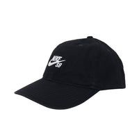 Club Unstructured Skate Cap - Black/White - Town City