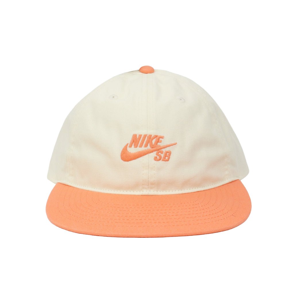 Club Unstructured Skate Cap - Coconut Milk/Orange Frost - Town City