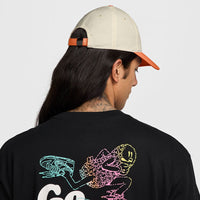 Club Unstructured Skate Cap - Coconut Milk/Orange Frost - Town City