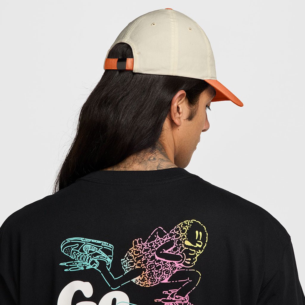 Club Unstructured Skate Cap - Coconut Milk/Orange Frost - Town City