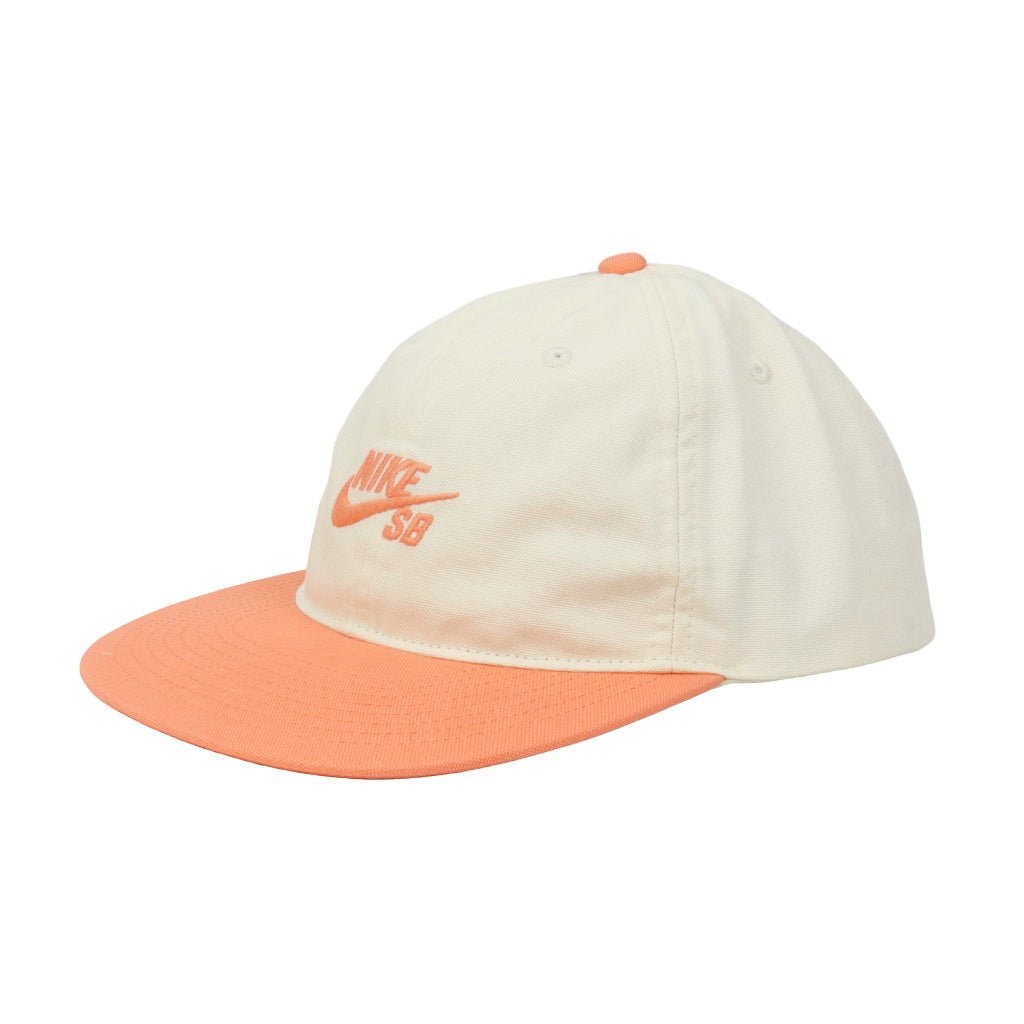 Club Unstructured Skate Cap - Coconut Milk/Orange Frost - Town City