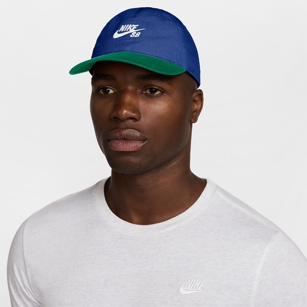 Club Unstructured Skate Cap - Game Royal/Malachite/White - Town City
