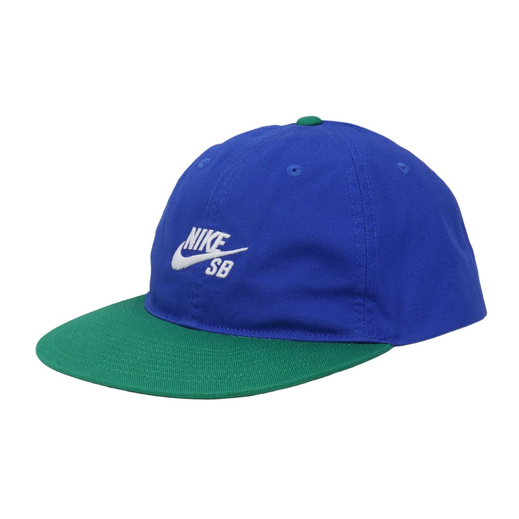 Club Unstructured Skate Cap - Game Royal/Malachite/White - Town City