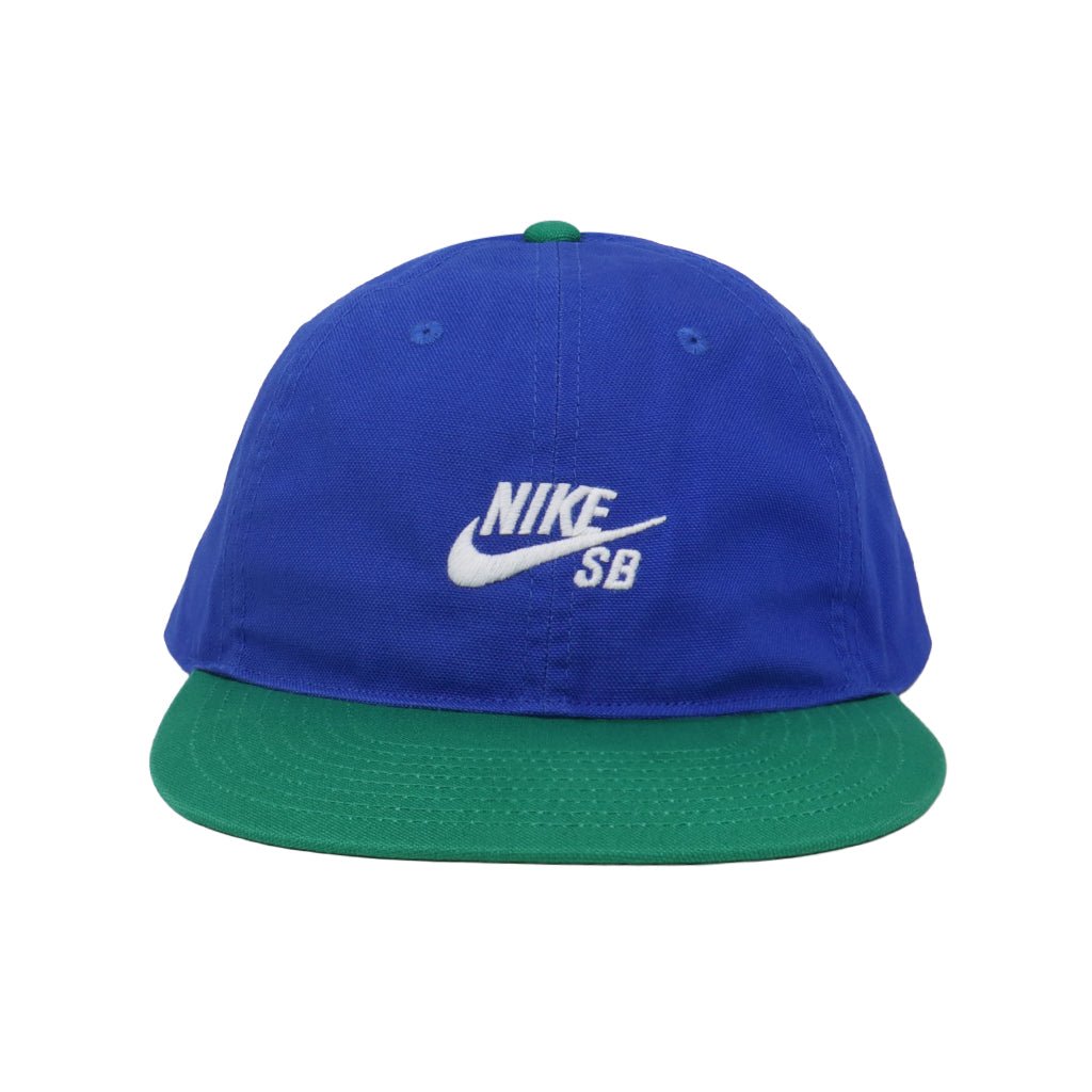 Club Unstructured Skate Cap - Game Royal/Malachite/White - Town City