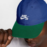 Club Unstructured Skate Cap - Game Royal/Malachite/White - Town City