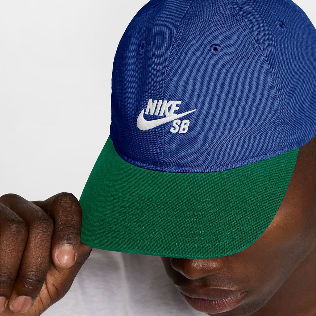 Club Unstructured Skate Cap - Game Royal/Malachite/White - Town City
