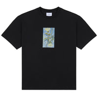 Connor White Roses Tee - Black - Town City