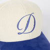 Cord Full Fit Hat - Cream - Town City