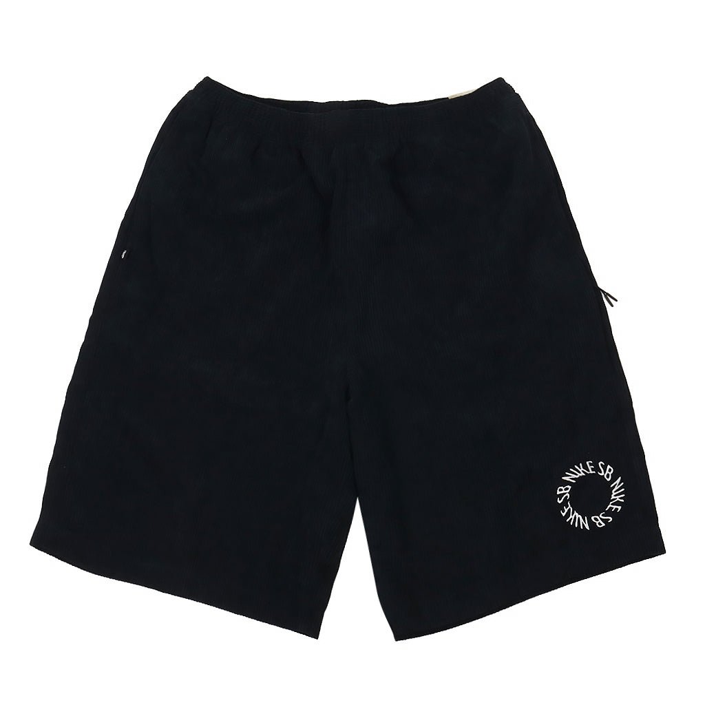 Corduroy Skate Shorts - Black/White - Town City