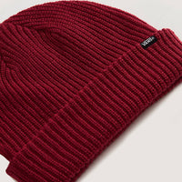 Core Basic Cuff Beanie - Bordeaux Red - Town City