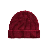 Core Basic Cuff Beanie - Bordeaux Red - Town City