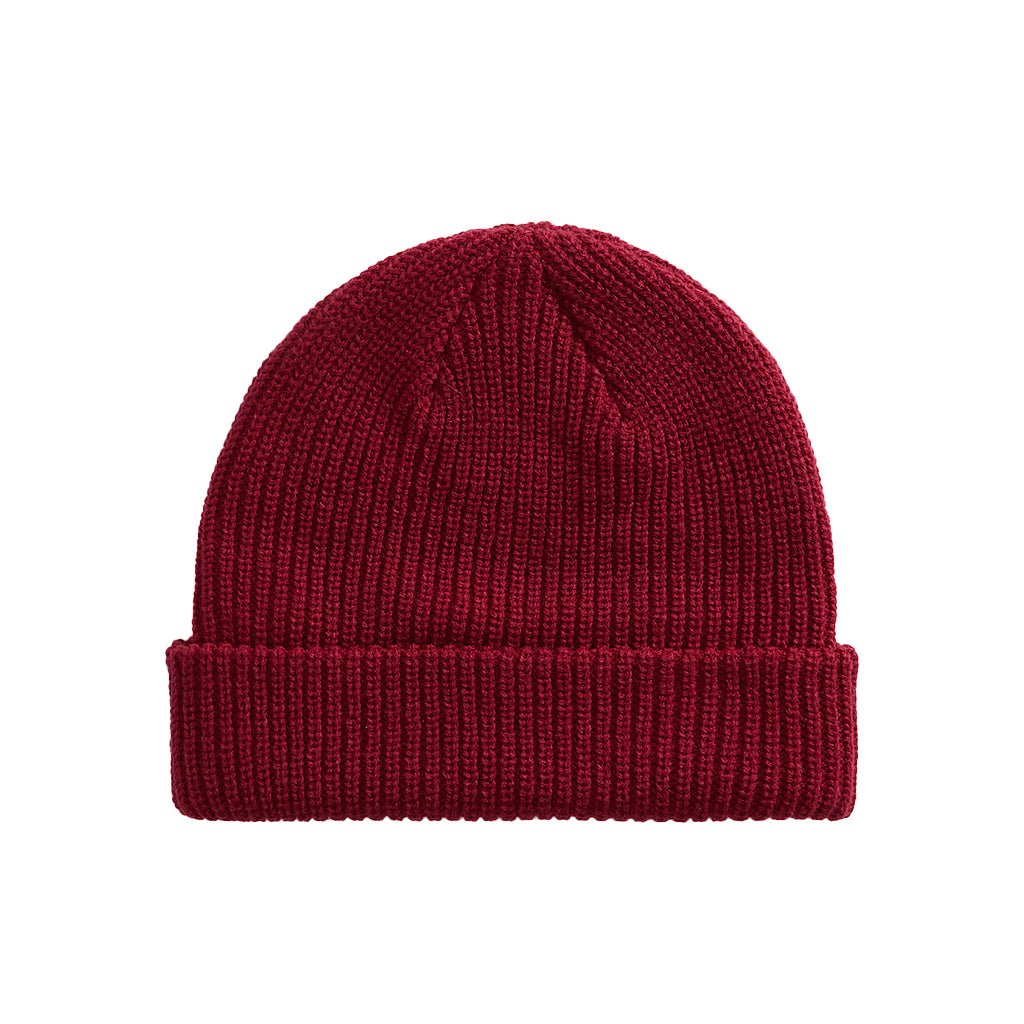 Core Basic Cuff Beanie - Bordeaux Red - Town City