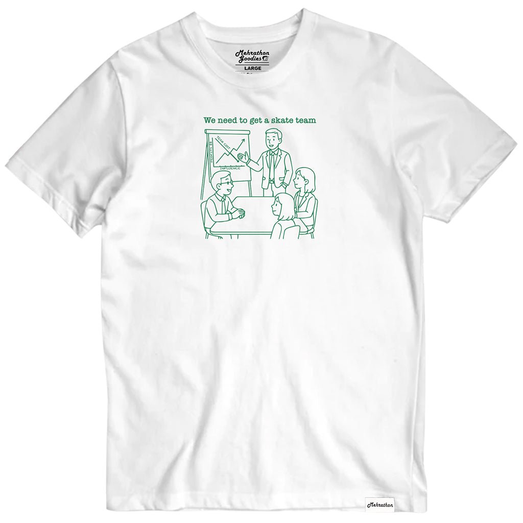 Corporate Bandwagon Tee - White - Town City