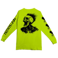 Creeping Long Sleeve Tee - Neon - Town City