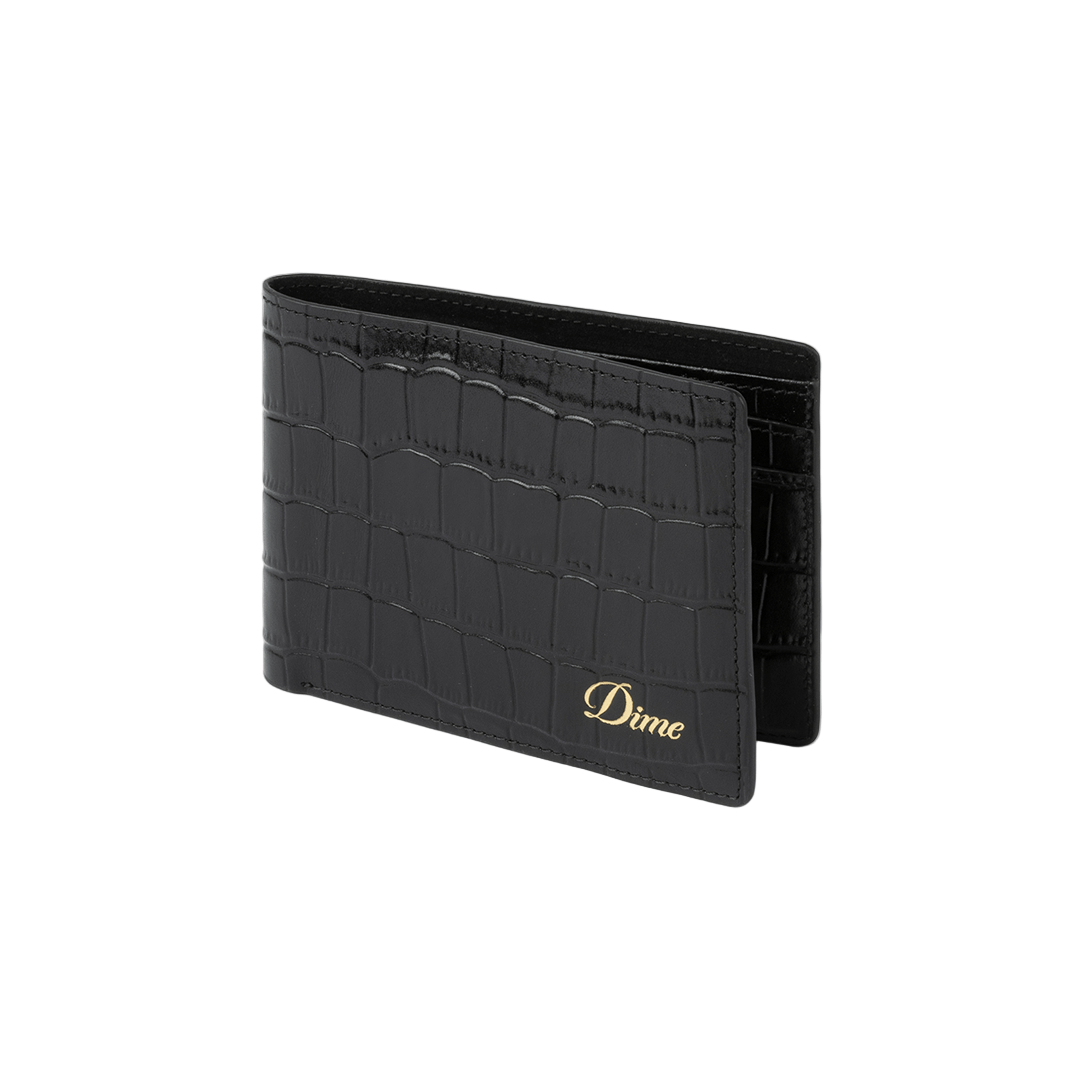Croc Bifold Wallet - Black - Town City
