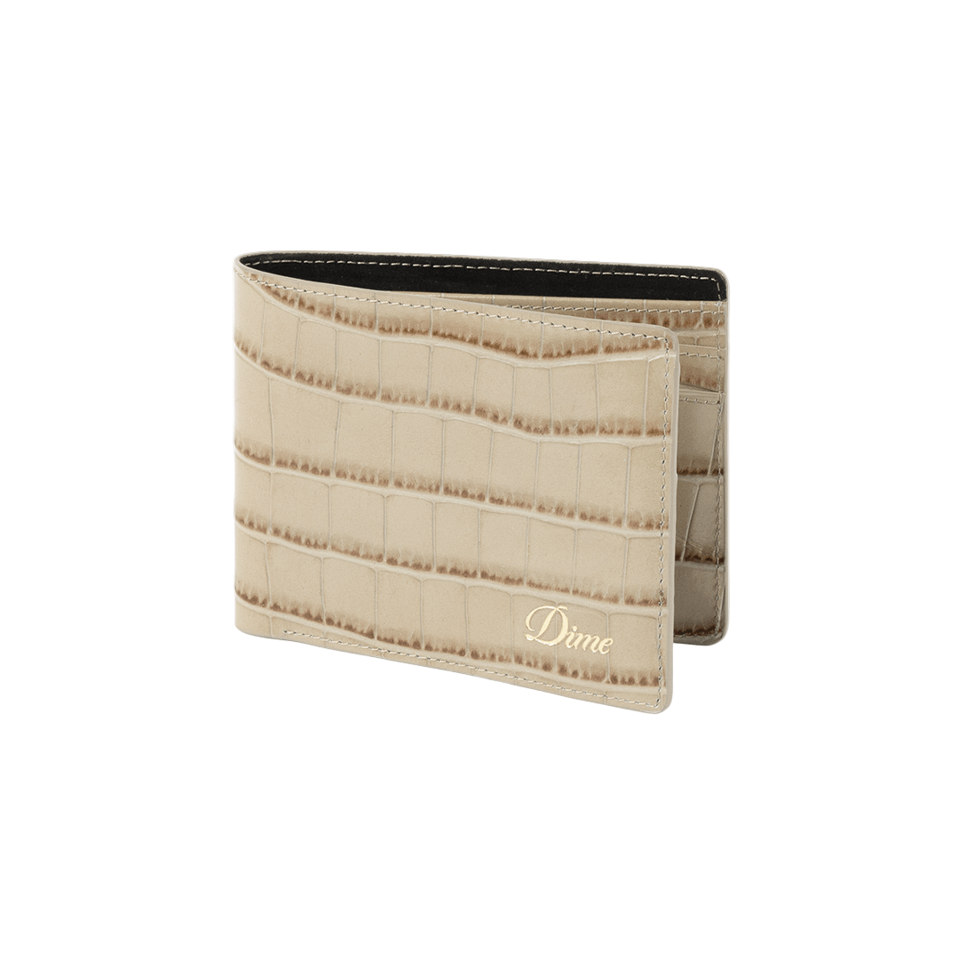 Croc Bifold Wallet - Tan - Town City