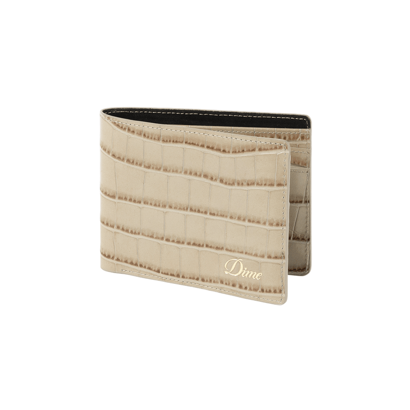 Croc Bifold Wallet - Tan - Town City