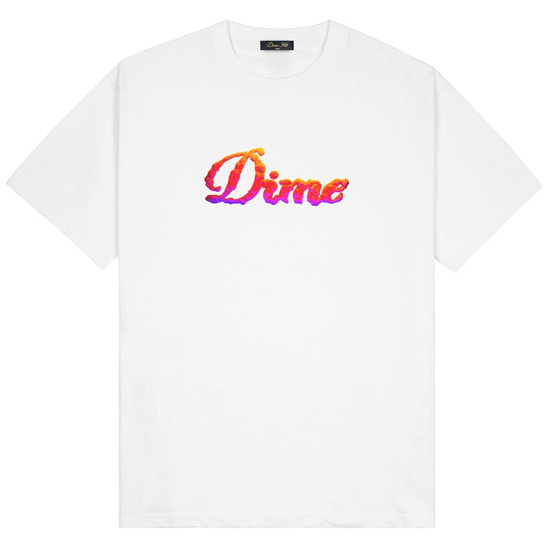 Cursive Cloud T-Shirt - White - Town City