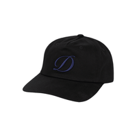 Cursive D Worker Cap - Black - Town City