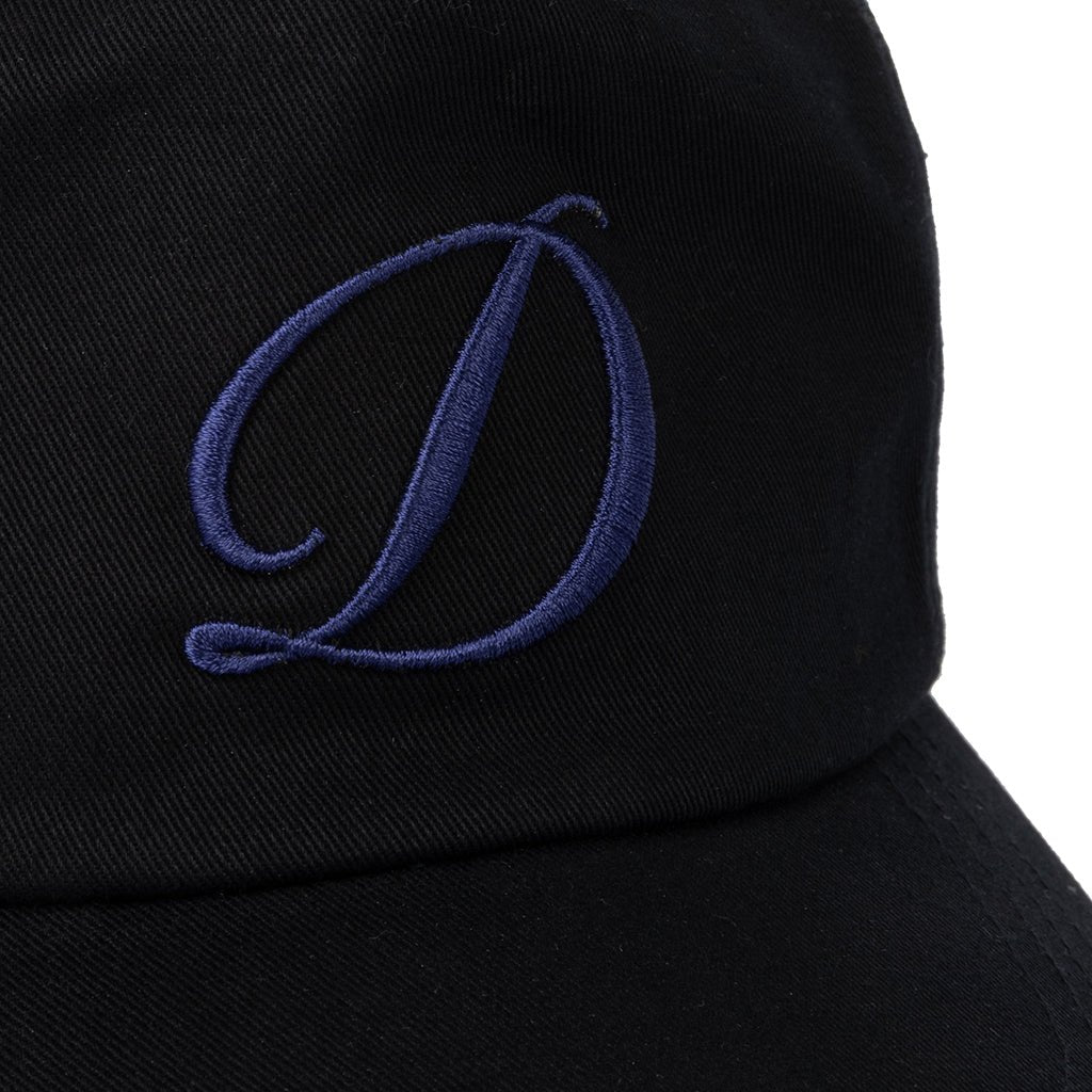 Cursive D Worker Cap - Black - Town City