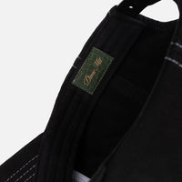 Cursive Denim Worker Cap - Black Washed - Town City